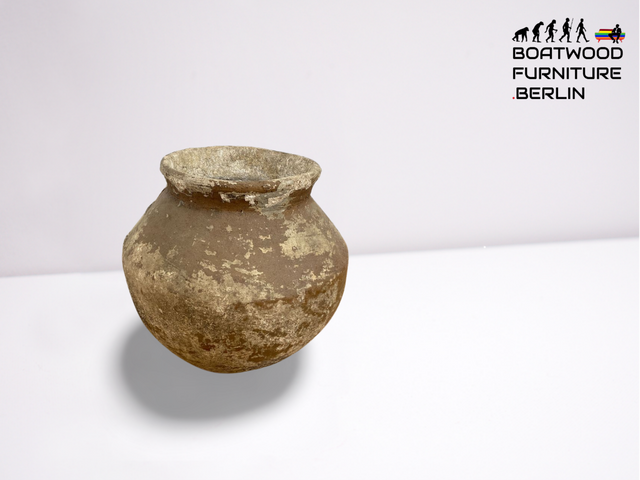 Boatwood by WMK # Sehr schöne antike Bodenvase / Wasserbehälter von der Insel Bali, ca. 100 Jahre alt, aus Terracotta mit Alterspatina # Vase Amphore Topf Gartenurne Dekoration Terrakotta-Vase Blumentopf Vintage