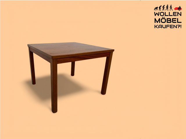 WMK Stilvoller und sehr gut erhaltener skandinavischer Couchtisch im Teakholz - Wohnzimmertisch Beistelltisch Teak Coffee Table Danish Design Mid-Century Vintage 60er - Lieferung möglich