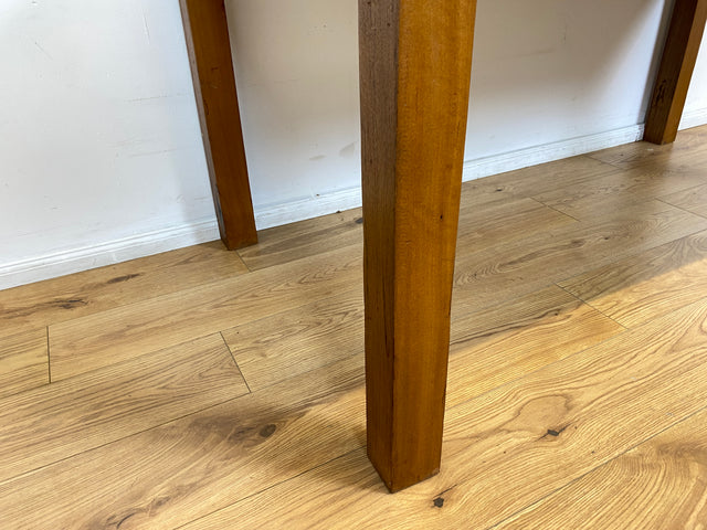 Boatwood by WMK # Einzigartiger 170x88cm großer Esstisch aus altem Bootsholz, ein handgefertigtes Unikat aus massivem Teakholz # blauer Tisch Esszimmertisch Holztisch Küchentisch Gastro Dining Table