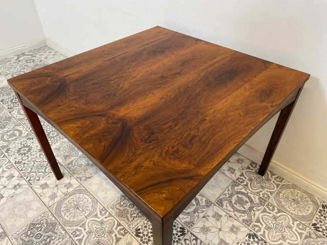 WMK Sehr gut erhaltener, minimalistischer skandinavischer Couchtisch in edlem Palisander # Wohnzimmertisch Besitelltisch Coffee Table Vintage Danish Design - Lieferung möglich