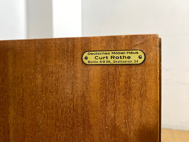 WMK I Made in SO36 I Wunderschöne 30er Jahre Art Deco Kommode aus vollem Holz mit Vitrine und Schubladen I Schrank Sideboard TV Lowboard Flurkommode Wäschekommode Vintage Antik Berlin Hamburg München