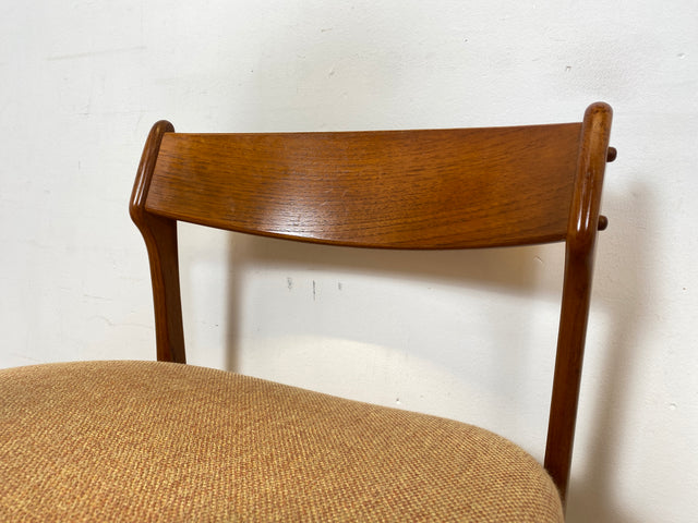 WMK I 4er Set skandinavischer Designer Stühle Model 49 von Erik Buck für O.D. Møbler I Teakholz I Esszimmerstühle Küchenstühle Chairs Danish Design Mid-Century Vintage Teak I Berlin Stuttgart Dresden