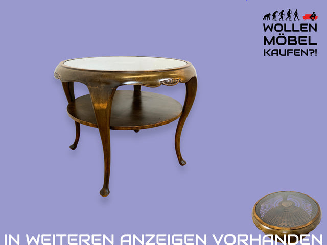 WMK I 1/2 Wunderschöner 50er Jahre Chippendale Sessel mit Wiener Geflecht, gold grünem Originalbezug und Federkern I Clubsessel Lesesessel Armchair Mid-Century Vintage Barock Berlin München Dortmund