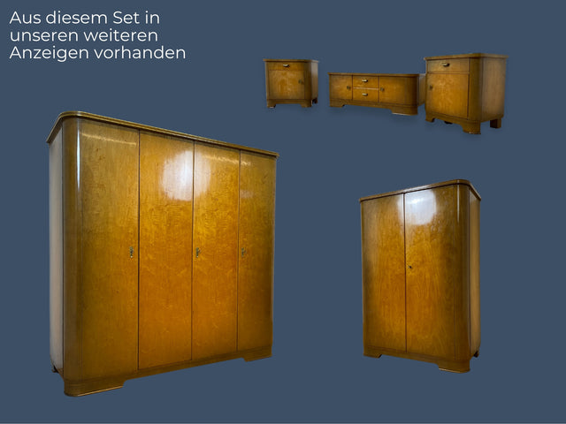 WMK I Formschönes 50er Jahre Lowboard mit Schubladen und Messingbeschlägen I Sideboard Kommode Wäschekommode TV Bank Fernsehkommode Rockabilly Mid-Century Vintage 50er 60er Berlin Düsseldorf Hamburg