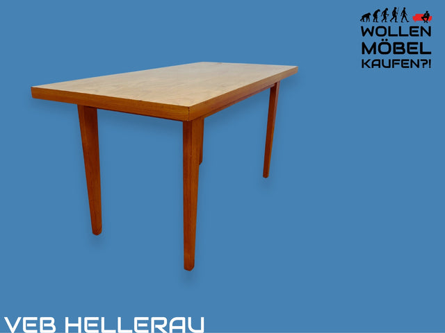 WMK I Stilvoller heller 60er Jahre Designer Couchtisch I Modell 602 von Franz Ehrlich für VEB Hellerau I Wohnzimmertisch Salontisch Coffee Table DDR Retro Mid-Century Vintage I Berlin Dresden Hamburg