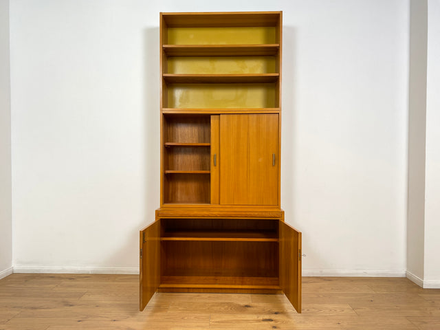 WMK # Stilvoller & geräumiger 60er Jahre Designer Schreibschrank von Bruno Knoblauch für VEB Hellerau # Sekretär Schreibtisch Bücherregal Regal Highboard Regalwand Kommode Desk Mid-Century Vintage DDR