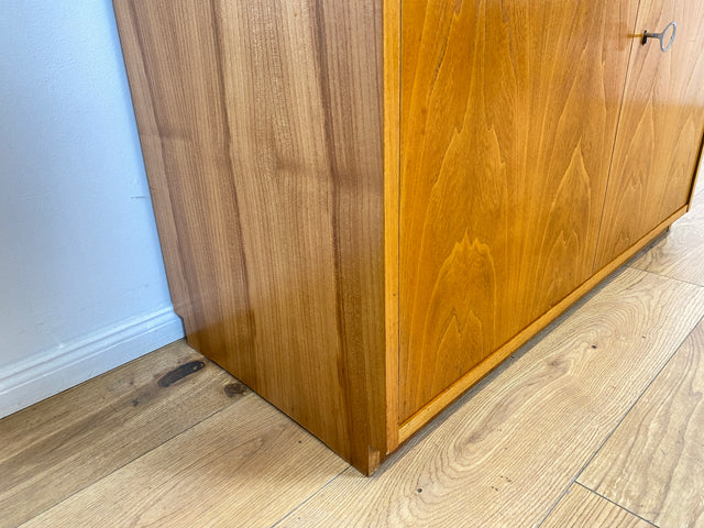 WMK # Stilvoller & geräumiger 60er Jahre Designer Schreibschrank von Bruno Knoblauch für VEB Hellerau # Sekretär Schreibtisch Bücherregal Regal Highboard Regalwand Kommode Desk Mid-Century Vintage DDR