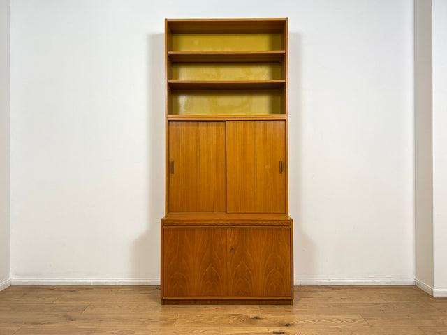 WMK # Stilvoller & geräumiger 60er Jahre Designer Schreibschrank von Bruno Knoblauch für VEB Hellerau # Sekretär Schreibtisch Bücherregal Regal Highboard Regalwand Kommode Desk Mid-Century Vintage DDR