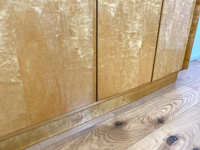 WMK I Hochwertiger heller 60er Jahre Kleiderschrank aus vollem Holz mit perfekter Aufteilung I Schrank Schlafzimmerschrank Wardrobe Wäscheschrank Vintage Mid-Century 50er Berlin Bielefeld Regensburg