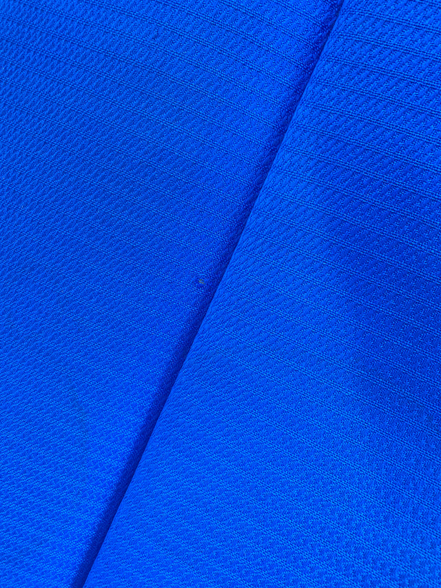 WMK # Blauer wird's nicht! Sehr schönes und bequemes 70er Jahre Sofa in kräftigem Blau mit Schlaffunktion und Bettwäschefach # Couch Schlafcouch Klappsofa Klappcouch Daybed Mid-Century Retro Vintage
