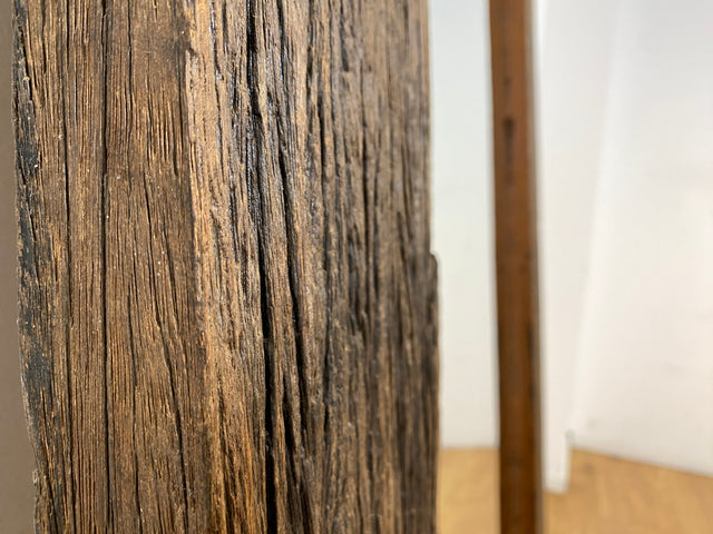 Boatwood by WMK I Einzigartiger 95x195cm großer Spiegel I handgefertigtes Unikat aus altem Bootsholz I Wandspiegel Standspiegel Ganzkörperspiegel Flurspiegel Garderobe Treibholz Berlin Hamburg Bremen