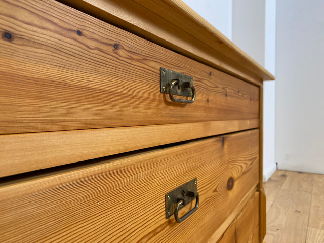 WMK # Wunderschöne antike Kommode aus vollem Holz mit großen Schubladen # Schubladenkommode Schrank Truhe Sideboard Wäschekommode Wäschetruhe Chest Anrichte Biedermeier Landhaus Weichholz Vintage