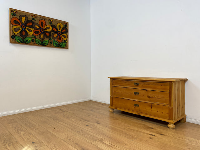 WMK # Wunderschöne antike Kommode aus vollem Holz mit großen Schubladen # Schubladenkommode Schrank Truhe Sideboard Wäschekommode Wäschetruhe Chest Anrichte Biedermeier Landhaus Weichholz Vintage