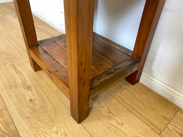 Boatwood by WMK I Besonderes Regal mit Lamellentüren I Handmade Unikat aus altem Bootsholz I Teakholz massiv I Holzregal Bücherregal Bücherschrank Küchenregal Badschrank Badregal Flurregal Berlin Kiel