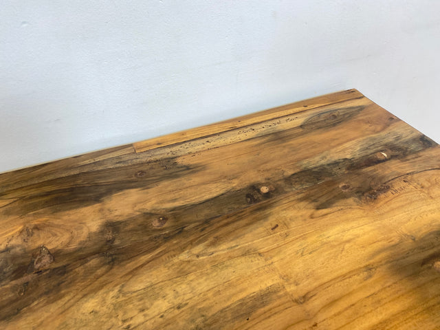 Boatwood by WMK # Besonders schönes 200cm langes Sideboard aus altem Bootsholz, ein handgefertigtes Unikat aus massivem Teakholz # Kommode Lowboard TV Bank Board Anrichte Bootsmöbel Rostock Kiel Slyt