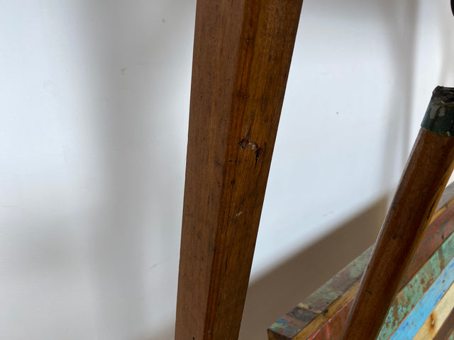 Boatwood by WMK I Einzigartige und robuste Hollywood Schaukel aus altem Bootsholz mit Dach I nachhaltiges & handgefertigtes Unikat