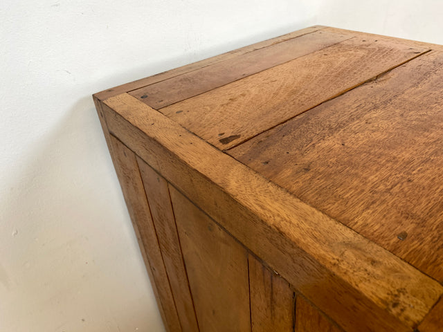 Boatwood by WMK I Besondere Kommode handgefertigt aus altem Bootsholz in Originalfarbe mit Schubladen