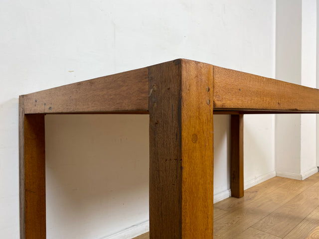 Boatwood by WMK I Meeresblauer 170x90cm großer Esstisch handgefertigt aus altem Bootsholz in Originalfarben