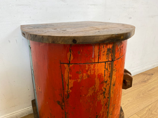 Boatwood by WMK I Einzigartige Kommode handgefertigt aus altem Einbaum in Originalfarbe