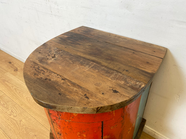 Boatwood by WMK I Einzigartige Kommode handgefertigt aus altem Einbaum in Originalfarbe