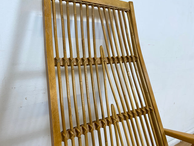 WMK I Der Design Klassiker von VEB Hellerau I Designer Schaukelstuhl by Selman Selmanagic I Buche & Rattan I Stuhl Sessel Lesesessel Rocking Chair Mid-Century Retro DDR Vintage 60er Berlin Köln Kassel