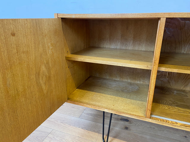 WMK I Designer Sideboard 602/M von VEB Hellerau aus 1962 in Senesche auf Hairpin Metallfüßen