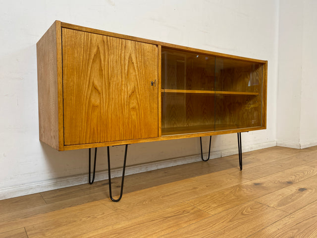 WMK I Designer Sideboard 602/M von VEB Hellerau aus 1962 in Senesche auf Hairpin Metallfüßen