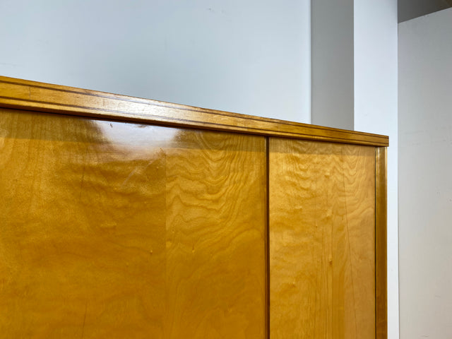 WMK I Raumaufhellender großer Mid-Century Kleiderschrank mit perfekter Aufteilung inkl. Schublade I Schlafzimmerschrank Wäscheschrank Schrank Wardrobe Vintage 50er 60er Berlin Brandenburg Hamburg