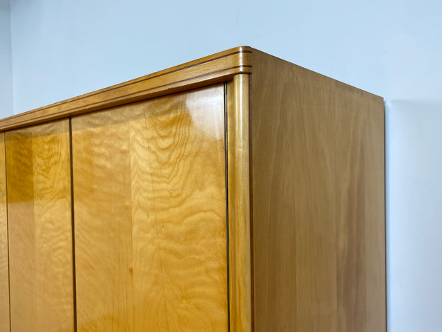 WMK I Raumaufhellender großer Mid-Century Kleiderschrank mit perfekter Aufteilung inkl. Schublade I Schlafzimmerschrank Wäscheschrank Schrank Wardrobe Vintage 50er 60er Berlin Brandenburg Hamburg