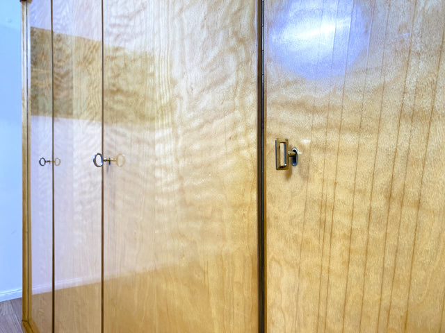 WMK I Raumaufhellender großer Mid-Century Kleiderschrank mit perfekter Aufteilung inkl. Schublade I Schlafzimmerschrank Wäscheschrank Schrank Wardrobe Vintage 50er 60er Berlin Brandenburg Hamburg