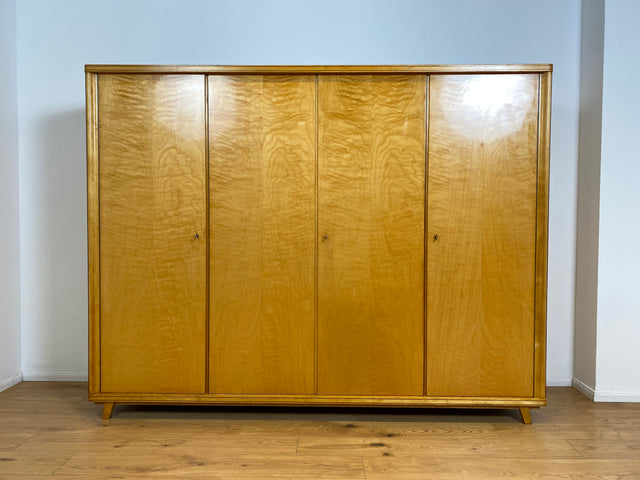 WMK I Raumaufhellender großer Mid-Century Kleiderschrank mit perfekter Aufteilung inkl. Schublade I Schlafzimmerschrank Wäscheschrank Schrank Wardrobe Vintage 50er 60er Berlin Brandenburg Hamburg