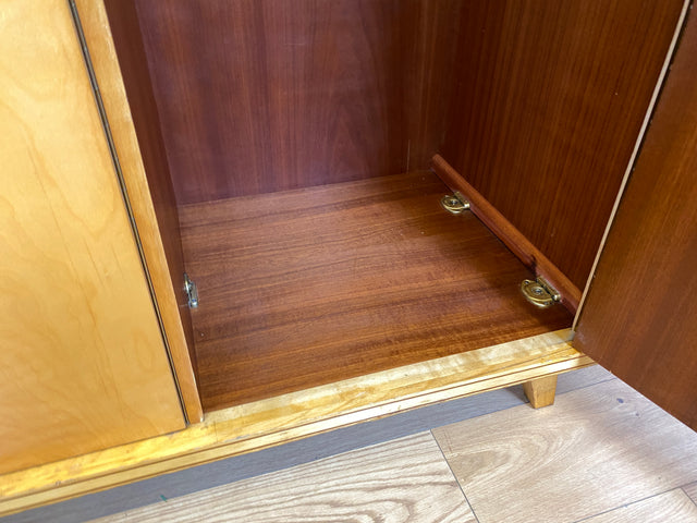 WMK I Raumaufhellender großer Mid-Century Kleiderschrank mit perfekter Aufteilung inkl. Schublade I Schlafzimmerschrank Wäscheschrank Schrank Wardrobe Vintage 50er 60er Berlin Brandenburg Hamburg