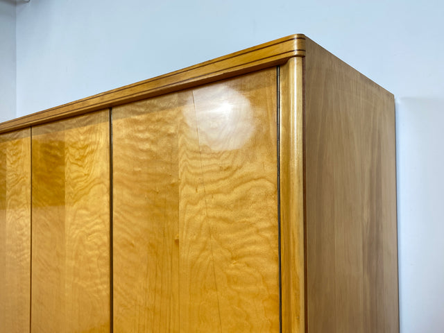 WMK I Raumaufhellender großer Mid-Century Kleiderschrank mit perfekter Aufteilung inkl. Schublade I Schlafzimmerschrank Wäscheschrank Schrank Wardrobe Vintage 50er 60er Berlin Brandenburg Hamburg
