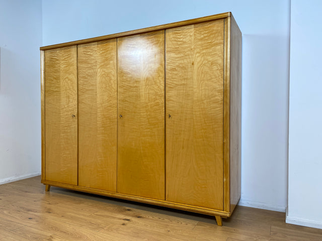 WMK I Raumaufhellender großer Mid-Century Kleiderschrank mit perfekter Aufteilung inkl. Schublade I Schlafzimmerschrank Wäscheschrank Schrank Wardrobe Vintage 50er 60er Berlin Brandenburg Hamburg
