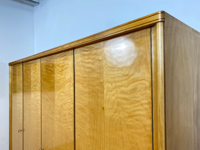 WMK I Raumaufhellender großer Mid-Century Kleiderschrank mit perfekter Aufteilung inkl. Schublade I Schlafzimmerschrank Wäscheschrank Schrank Wardrobe Vintage 50er 60er Berlin Brandenburg Hamburg