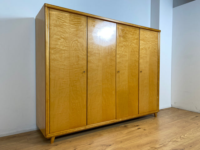 WMK I Raumaufhellender großer Mid-Century Kleiderschrank mit perfekter Aufteilung inkl. Schublade I Schlafzimmerschrank Wäscheschrank Schrank Wardrobe Vintage 50er 60er Berlin Brandenburg Hamburg