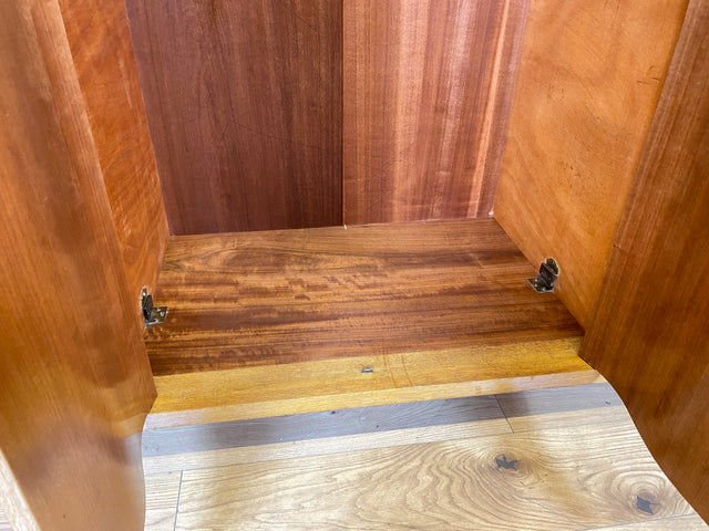 WMK I Wunderschöner heller 1930er Jahre Art Deco Kleiderschrank aus vollem Holz mit perfekter Aufteilung I Schrank Wäscheschrank Schlafzimmerschrank Wardrobe Antik Vintage I Berlin Dresden Regensburg