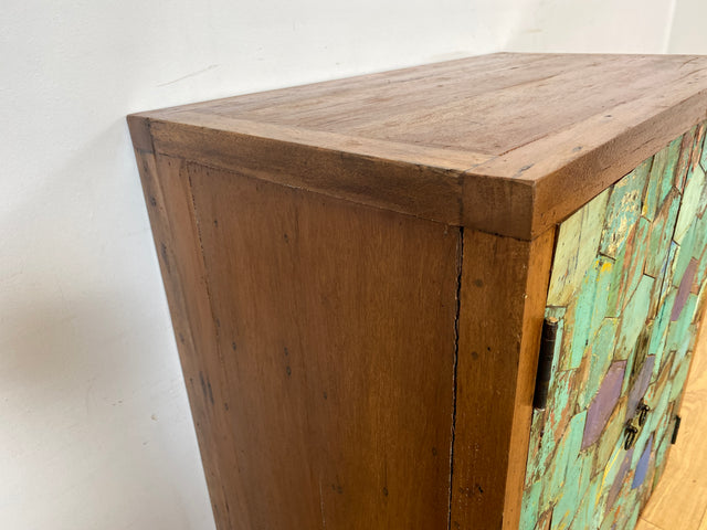 Boatwood by WMK I Einzigartiger handgefertigter Schrank aus altem Bootsholz I Teakholz massiv I Highboard Kommode Sideboard Wäscheschrank Bar Barschrank Schuhschrank Schuhkommode Berlin Usedom Bremen