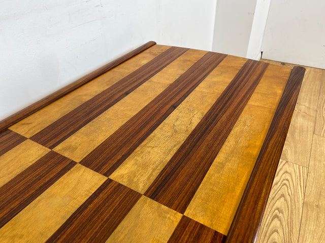 WMK Sehr hübscher & gut erhaltener Mid-Century Couchtisch aus 1962 von Franz Widynski (Berlin) auf zeittypischen konischen Füßen
