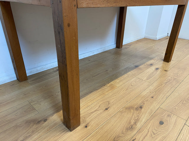 Boatwood by WMK # Einzigartiger 170x88cm großer Esstisch aus altem Bootsholz, ein handgefertigtes Unikat aus massivem Teakholz