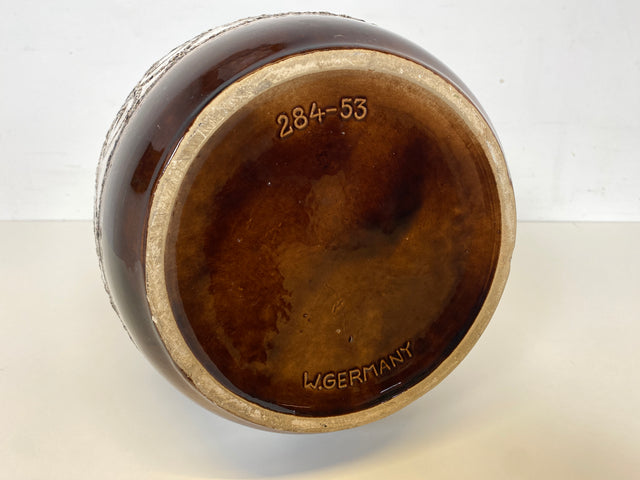 WMK Besonders schöne und sehr gut erhaltene XXL (54cm) Mid-Century Keramik Vase Modell 284-53 von Scheurich # Blumenvase Bodenvase Designervase Kunst Deko Dekoration Fat Lava Retro Vintage 60er 70er