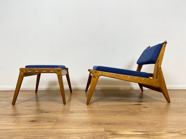 WMK # 1/2 Sehr rarer "Hunting Chair" , das Original aus PGH Erzgebirgisches Kunsthandwerk Annaberg Buchholz in sehr gutem Zustand