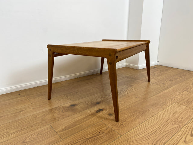 WMK # Rarer Designer Couchtisch aus dem "Hunting Chair Set" von PGH Erzgebirgisches Kunsthandwerk Annaberg Buchholz in gutem Originalzustand