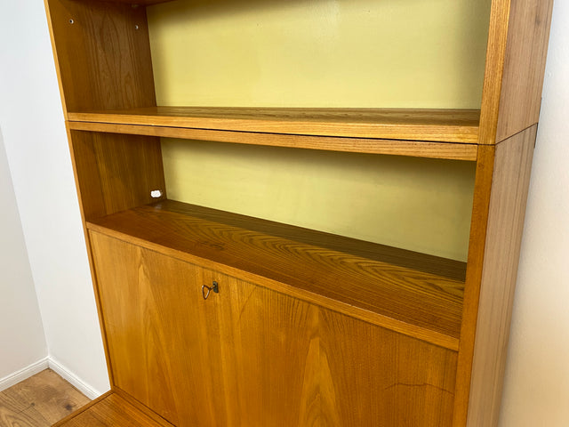 WMK Stilvoller & geräumiger 1960er Jahre Designer Schreibschrank von Bruno Knoblauch für VEB Hellerau # Sekretär Schreibtisch Bücherregal Regal Highboard Regalwand Kommode Desk Mid-Century Vintage DDR