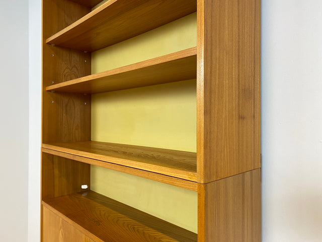 WMK Stilvoller & geräumiger 1960er Jahre Designer Schreibschrank von Bruno Knoblauch für VEB Hellerau # Sekretär Schreibtisch Bücherregal Regal Highboard Regalwand Kommode Desk Mid-Century Vintage DDR