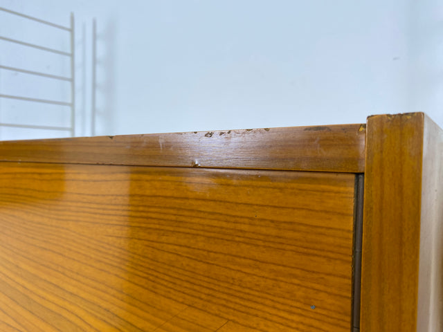Kultiges modulares DDR Regalsystem Sybille aus 1968 mit Kleiderschrank & Vitrine