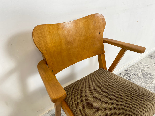 WMK 1/2 Sehr rarer & gut erhaltener Designerstuhl von Selman Selmanagić , Herbert Hirche & Liv Falkenberg für VEB Hellerau # Stuhl Schreibtischstuhl Seminarstuhl Sessel Bauhaus DDR Vintage Design