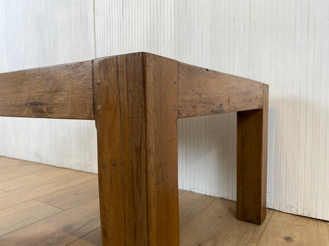 Boatwood by WMK # Farbenfroher & sehr robuster Couchtisch aus altem Bootsholz, ein handgefertigtes Unikat aus massivem Teakholz # Wohnzimmertisch Coffee Table Beistelltisch Bootsmöbel Teak Upcycling