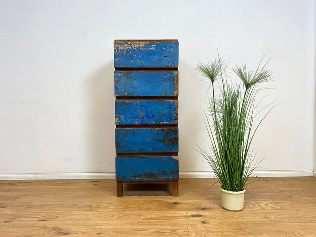 Boatwood by WMK # Sehr schöne Kommode mit Schubladen, ein aus altem Bootsholzhandgefertigtes Unikat aus massivem Teakholz # Schubladenkommode Schrank Wäschekommode Wäscheschrank Flurkommode Upcycling