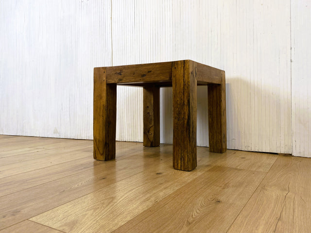 Boatwood by WMK # Sehr hübscher kleiner Couchtisch aus altem Bootsholz, ein handgefertigtes Unikat aus massivem Teakholz # Beistelltisch Wohnzimmertisch Tischchen Coffee Table Blumentisch Bootsmöbel